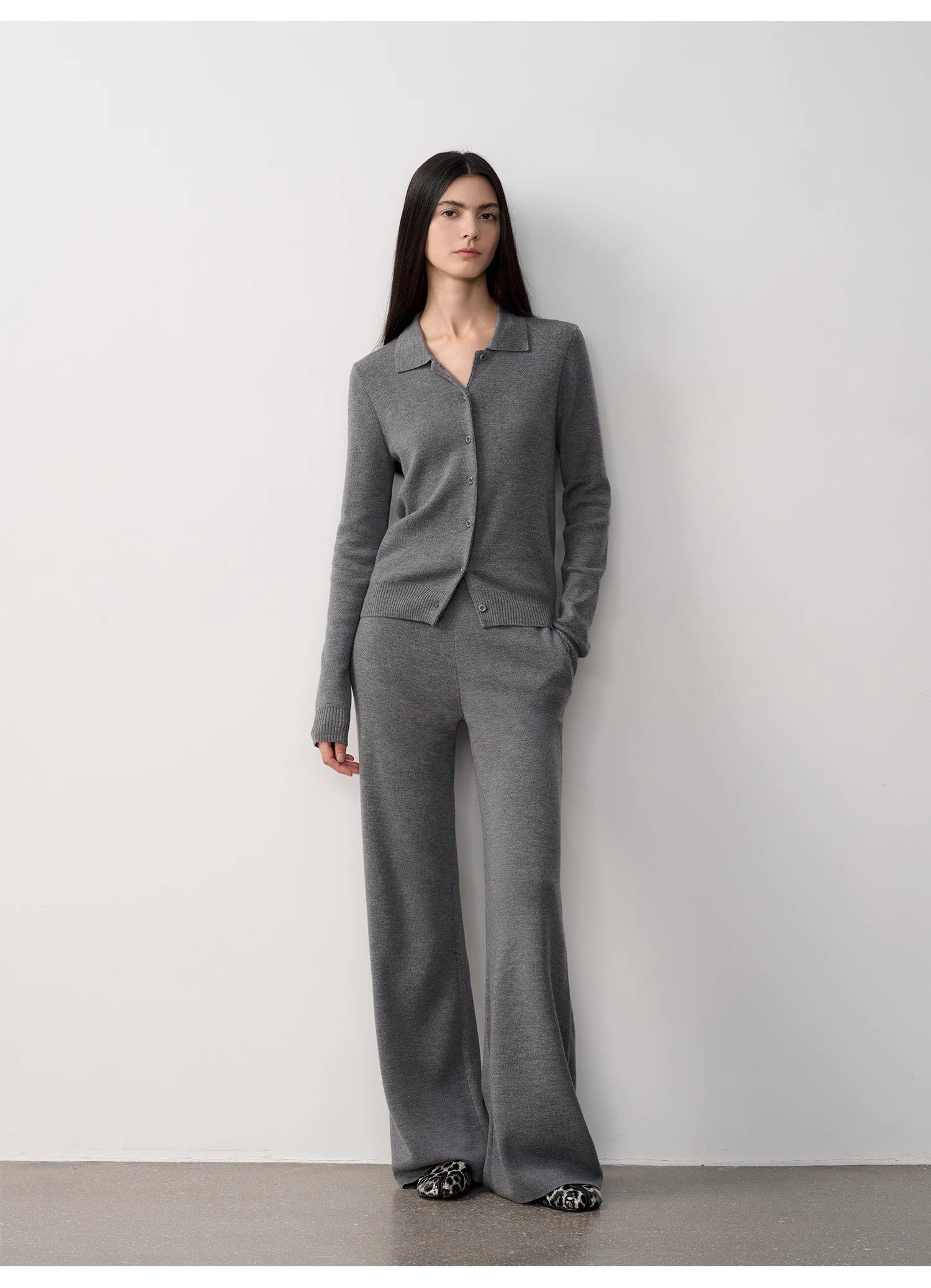 Merino Wool Knit Set Firelady Fur