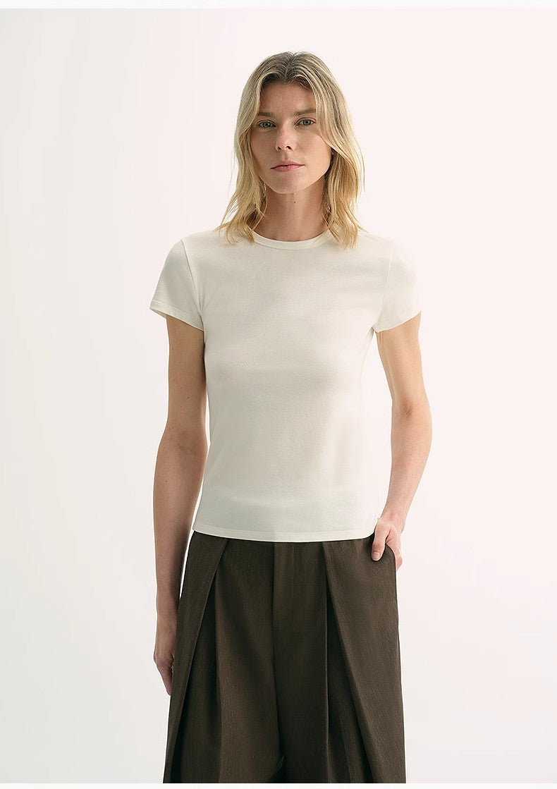 Lindis Wool Silk T-Shirt Firelady Fur