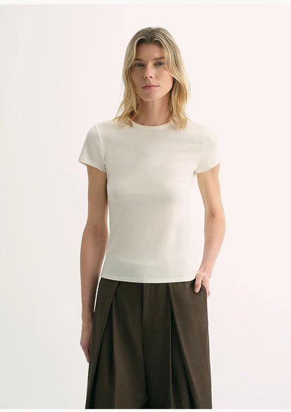 Lindis Wool Silk T-Shirt Firelady Fur