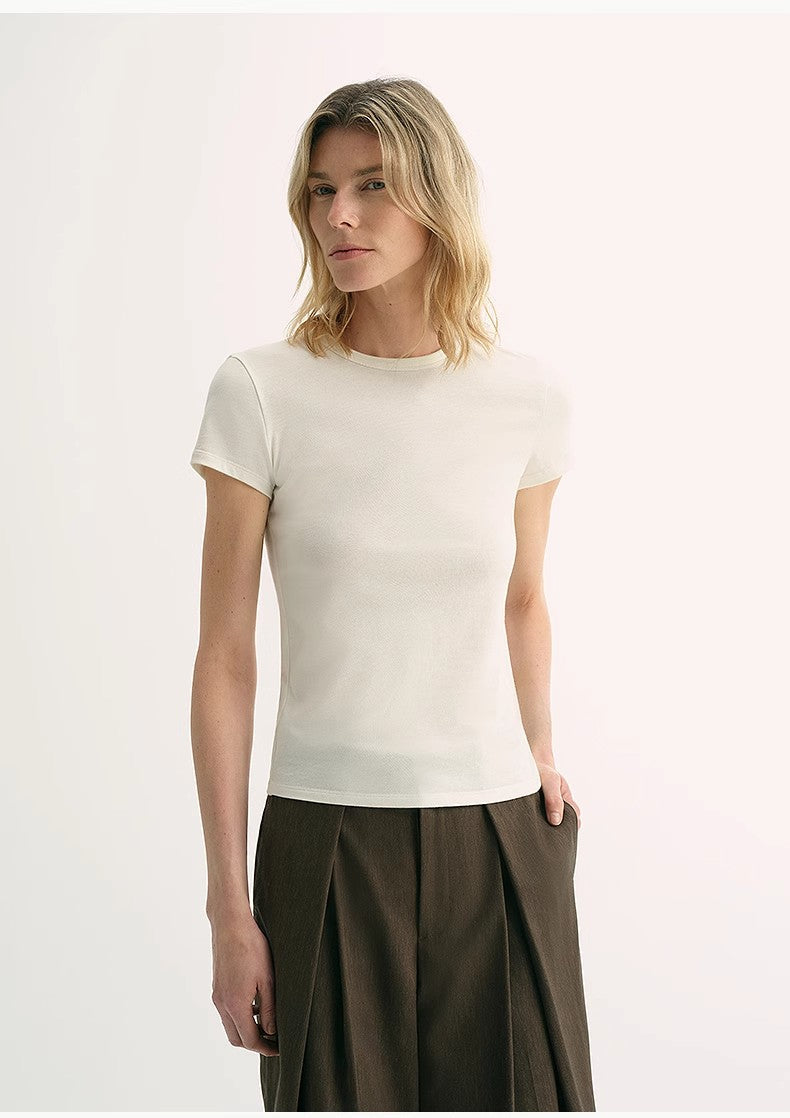 Lindis Wool Silk T-Shirt Firelady Fur