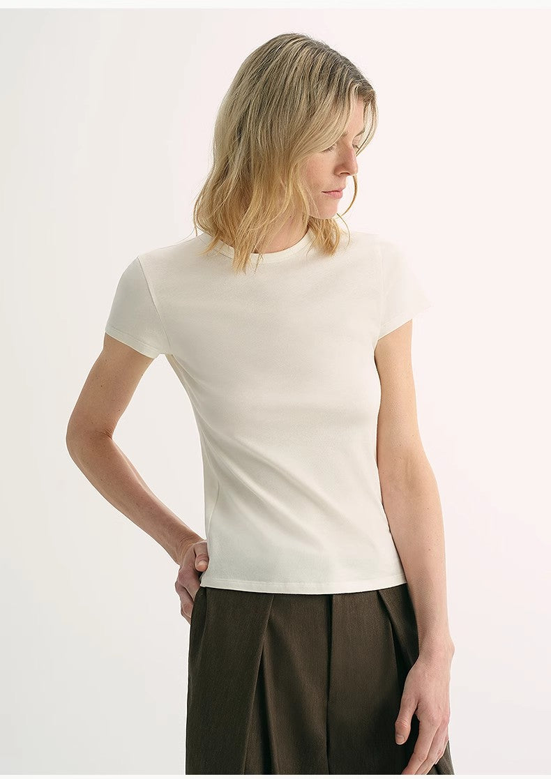 Lindis Wool Silk T-Shirt Firelady Fur