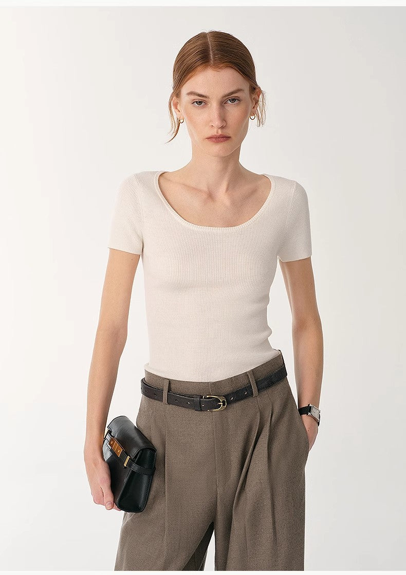 Lindis Wool Silk T-Shirt Firelady Fur