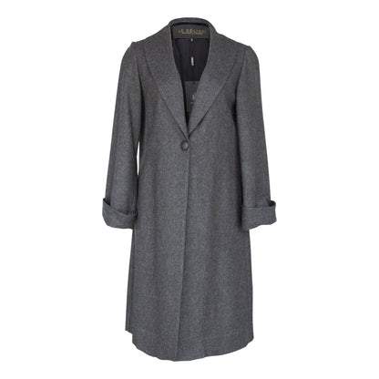 Worsted Flannel Long Trench Coat Le Réussi