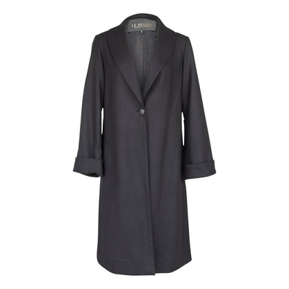 Worsted Flannel Long Trench Coat Le Réussi