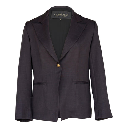 Luxe Charcoal Blazer Le Réussi