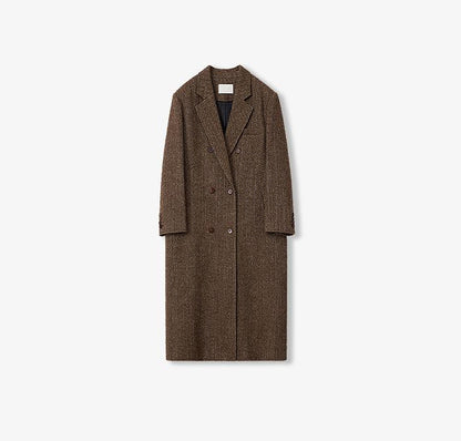 Desert City Italian Wool Herringbone Coat Firelady Fur