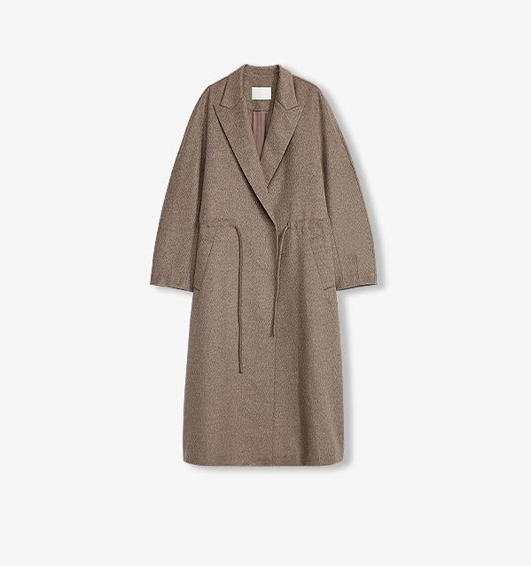 Desert Heart Wool Mid-Length Coat Firelady Fur