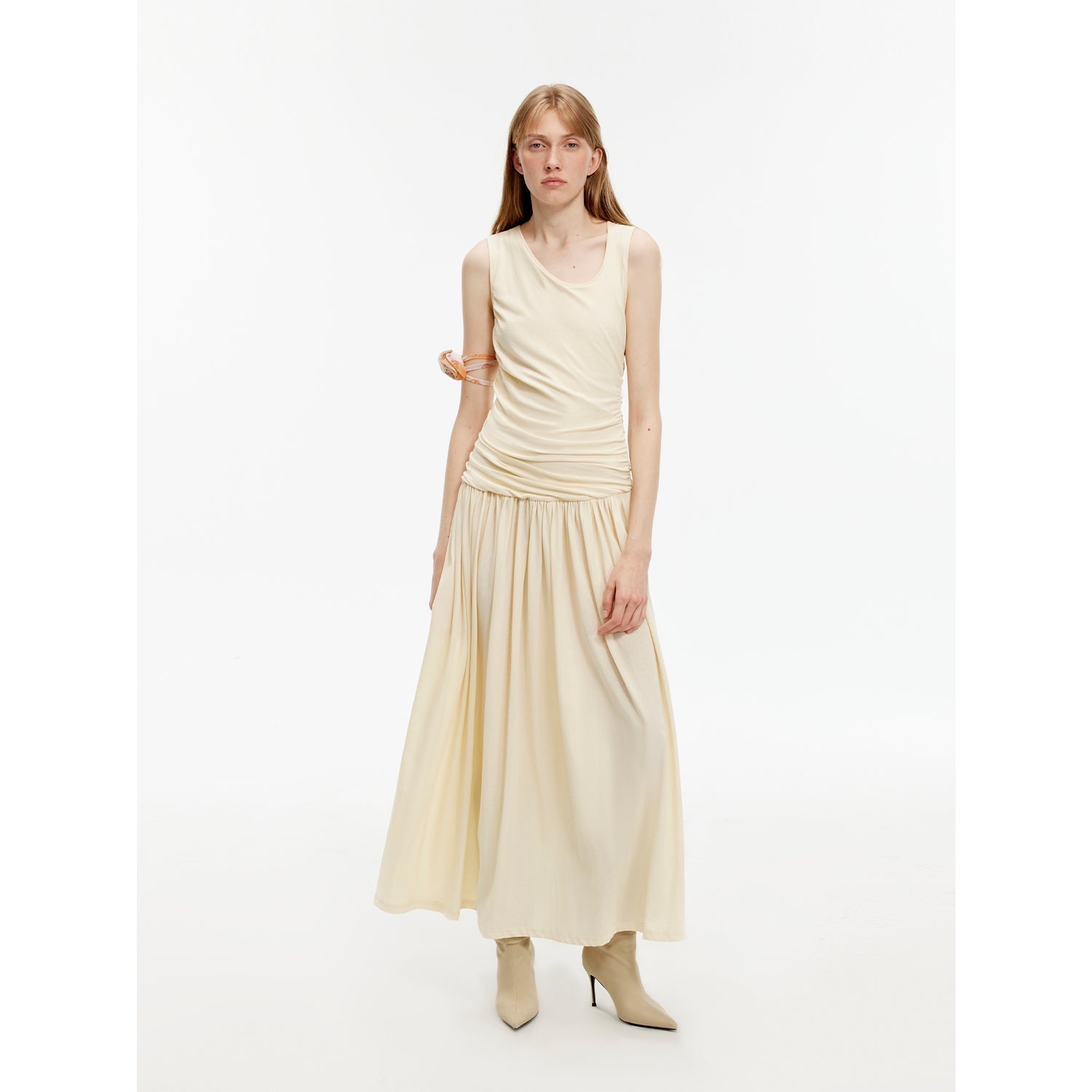Casual Commuting Mercerized Cotton Dress Firelady Fur