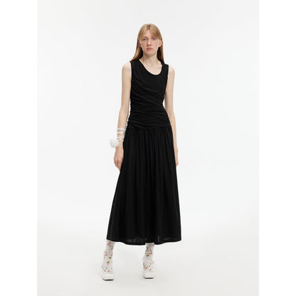 Casual Commuting Mercerized Cotton Dress Firelady Fur