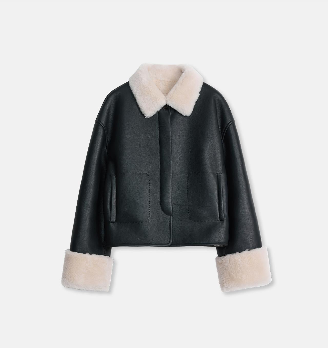 Slightly Sweet Latte Shearling Jacket Firelady Fur