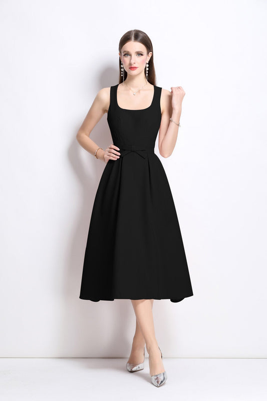 Classic Slim-Fit Midi Dress DZA