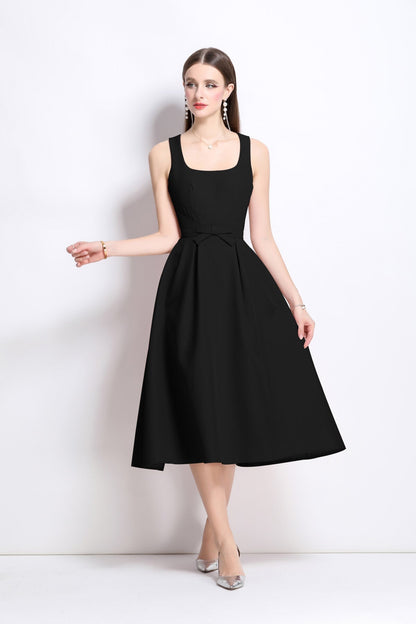 Classic Slim-Fit Midi Dress DZA