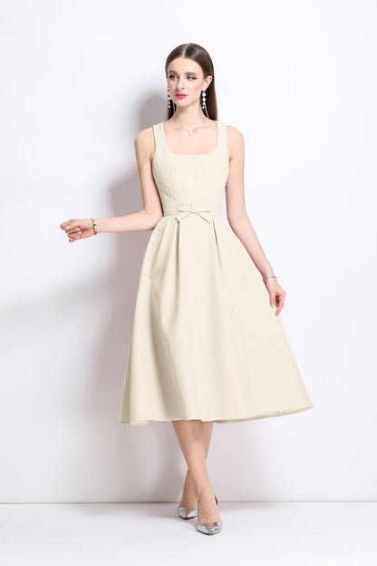 Classic Slim-Fit Midi Dress DZA