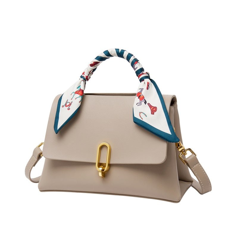 Apricot Satchel mit Schal - Giovanni Battaglia