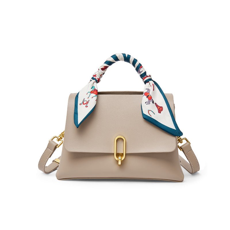 Apricot Satchel mit Schal - Giovanni Battaglia