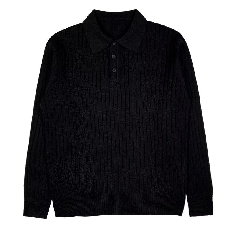 Autumn Lapel Polo Sweater - Giovanni Battaglia