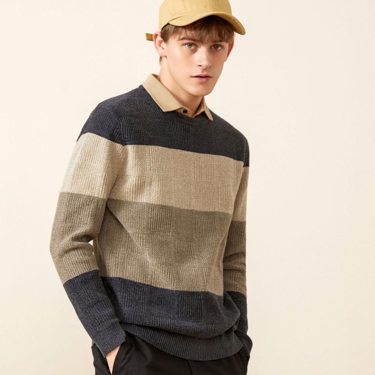 Autumn Striped Sweater - Giovanni Battaglia