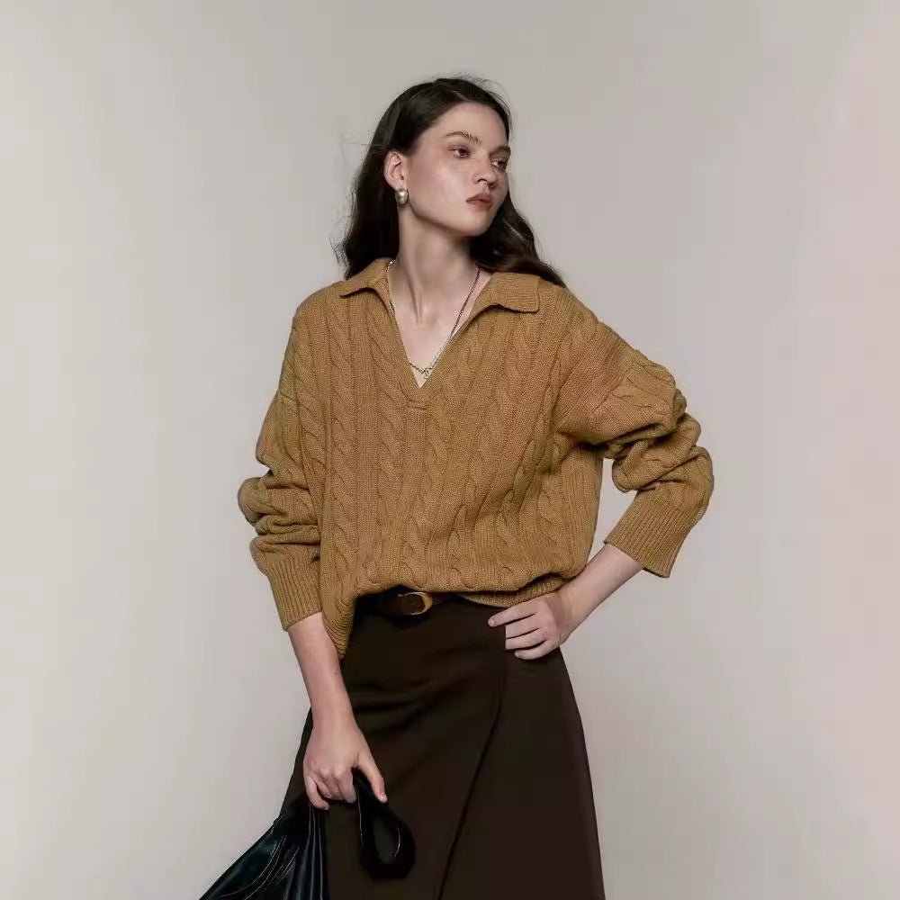 Baumwoll Polo Sweater - Giovanni Battaglia