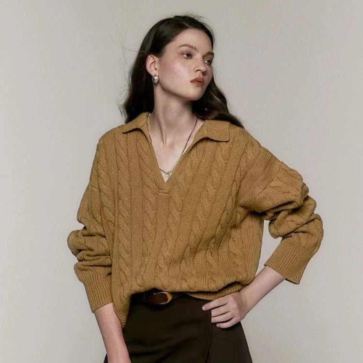 Baumwoll Polo Sweater - Giovanni Battaglia