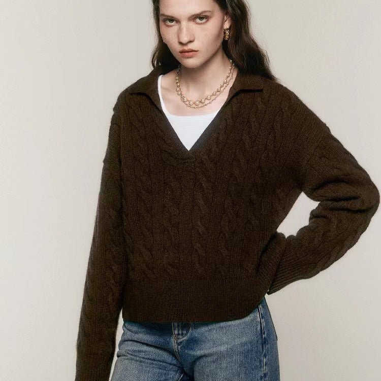 Baumwoll Polo Sweater - Giovanni Battaglia