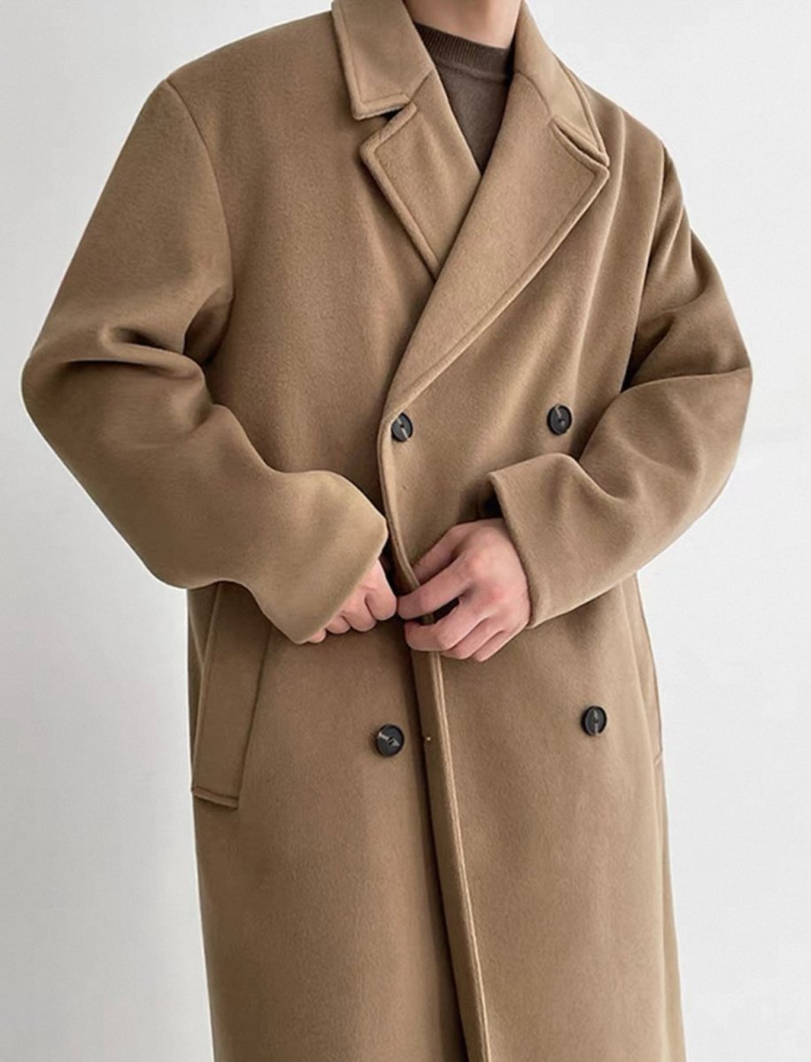 Baumwollmantel | Zeitloser Trenchcoat im modernen Oversized - Schnitt - Giovanni Battaglia