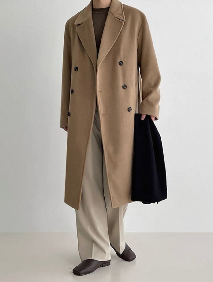 Baumwollmantel | Zeitloser Trenchcoat im modernen Oversized - Schnitt - Giovanni Battaglia
