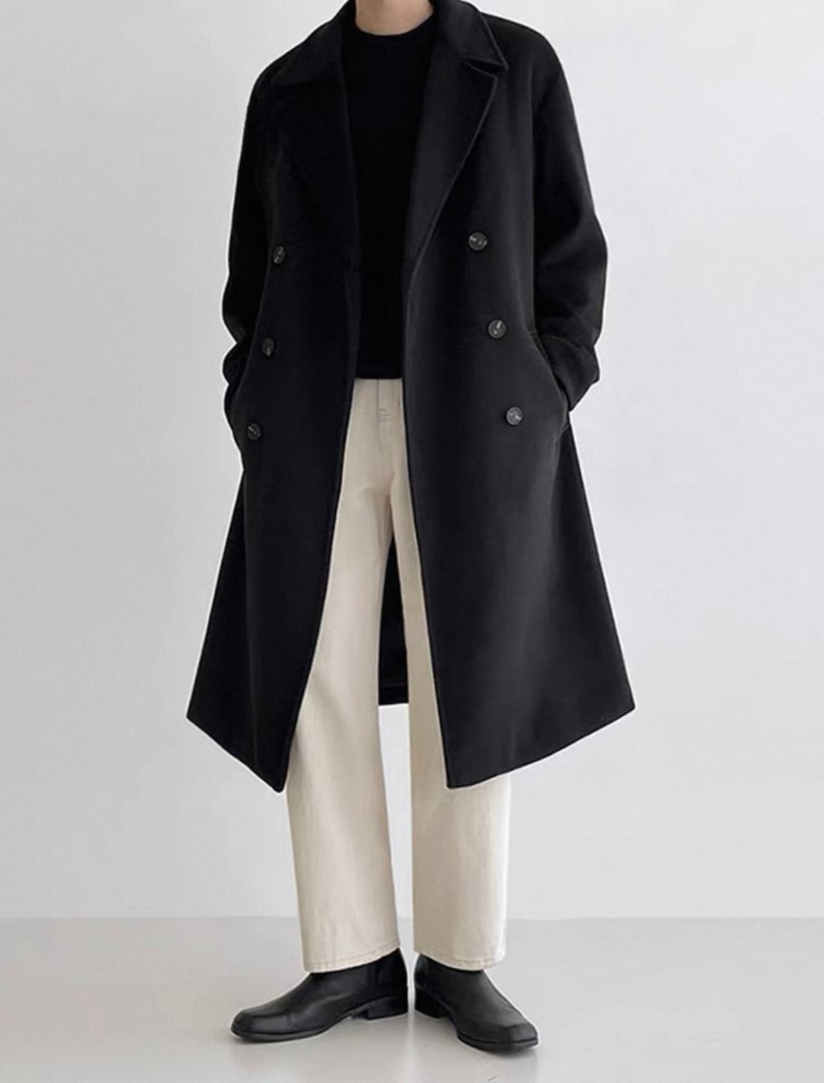 Baumwollmantel | Zeitloser Trenchcoat im modernen Oversized - Schnitt - Giovanni Battaglia