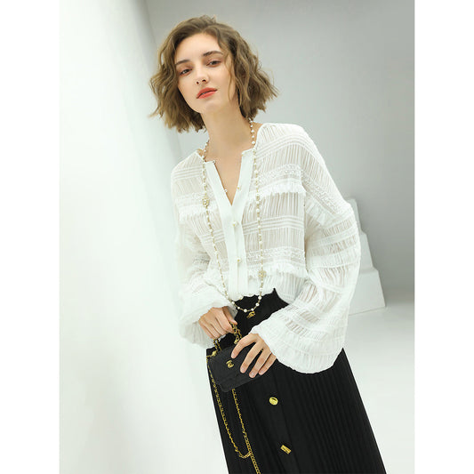 Black Pleated Skirt with Gold Buttons Cocobella