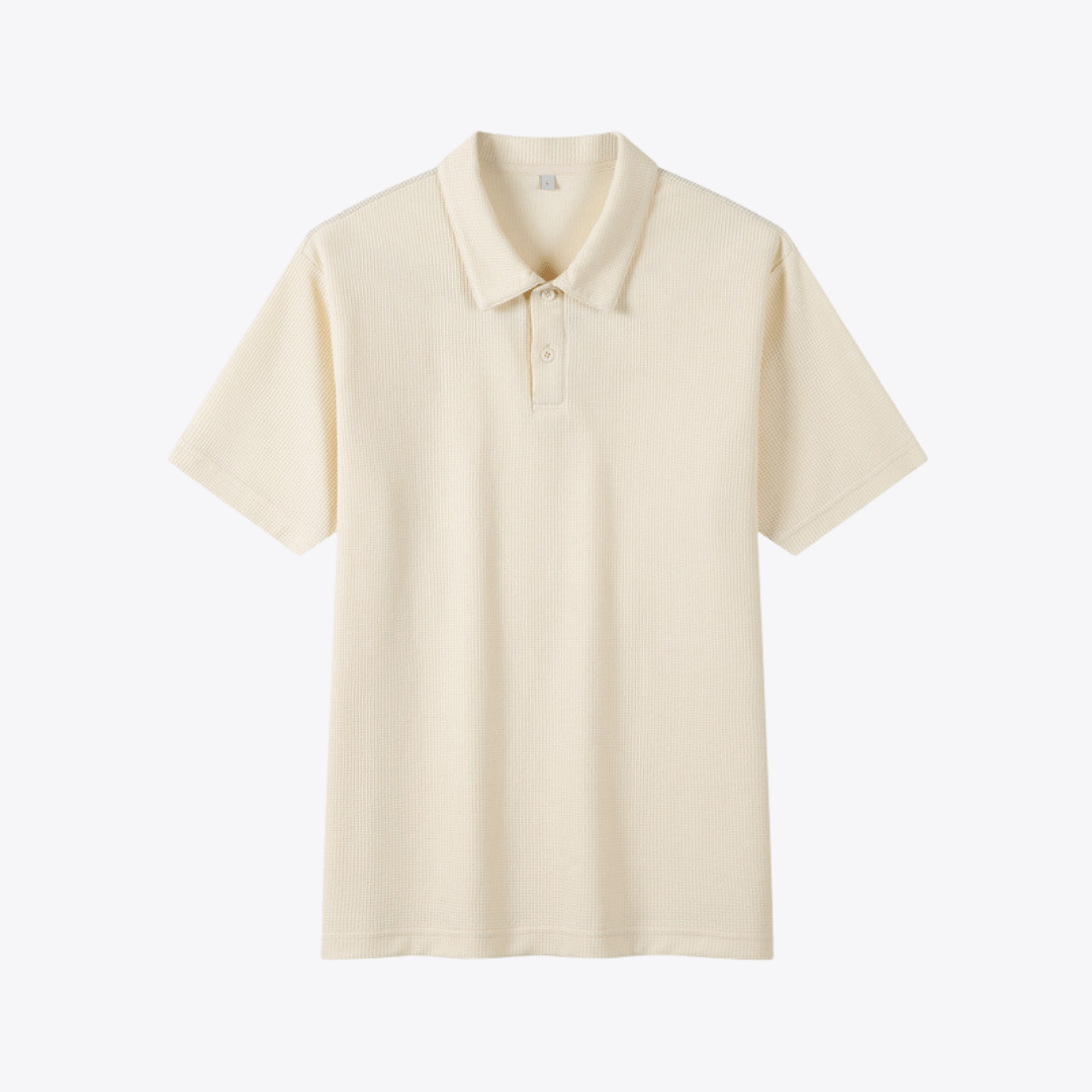 Breathable Lapel Polo Shirt - Giovanni Battaglia