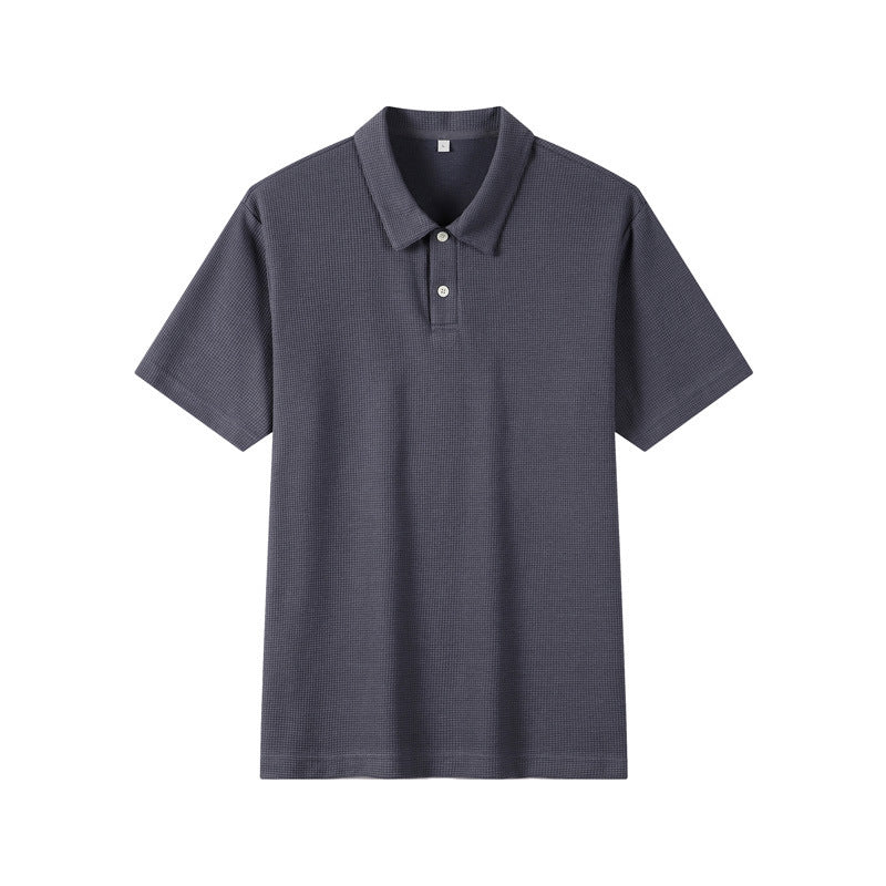 Breathable Lapel Polo Shirt - Giovanni Battaglia