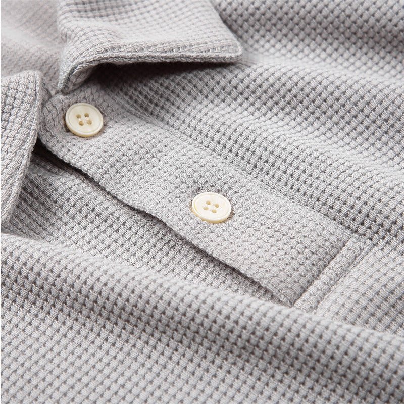 Breathable Lapel Polo Shirt - Giovanni Battaglia