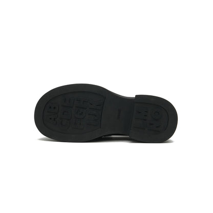 British Style Glossy Leather Loafers Masoomake