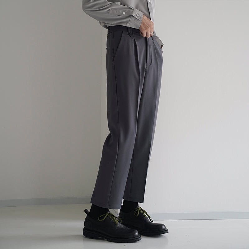 Business Casual Loose Fit Pants - Giovanni Battaglia