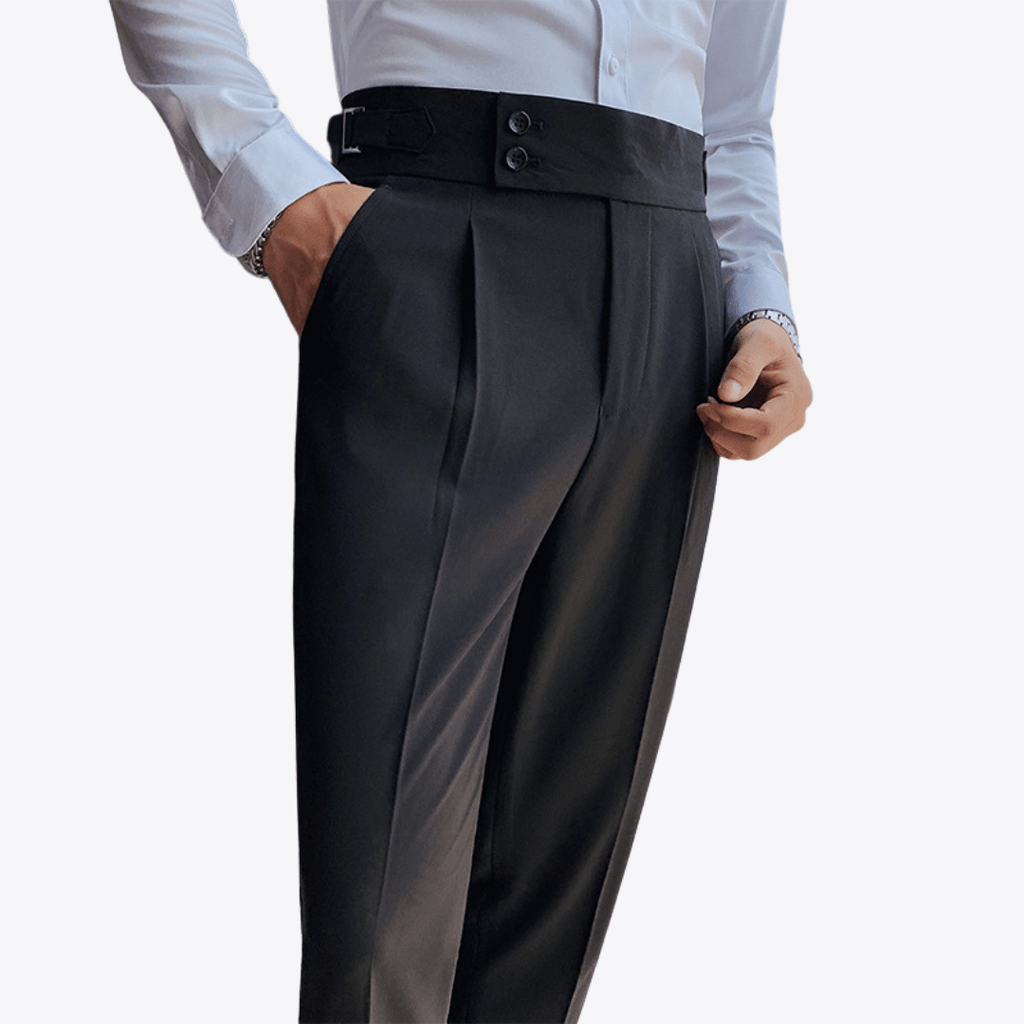 Business Casual Slim Fit Hose - Giovanni Battaglia