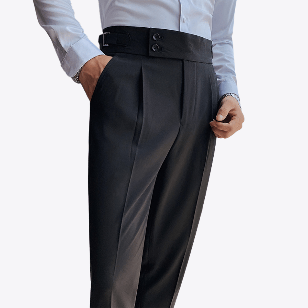 Business Casual Slim Fit Hose - Giovanni Battaglia