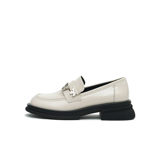 Butterfly Flat British-Style Loafers Masoomake