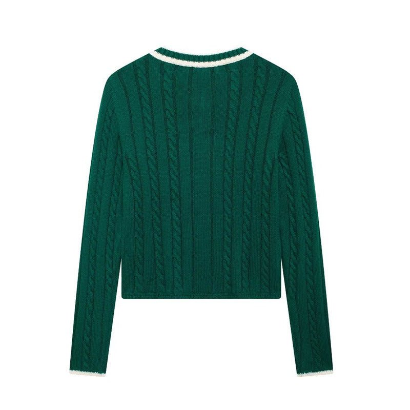 Cable Gestrickter Pullover - Giovanni Battaglia