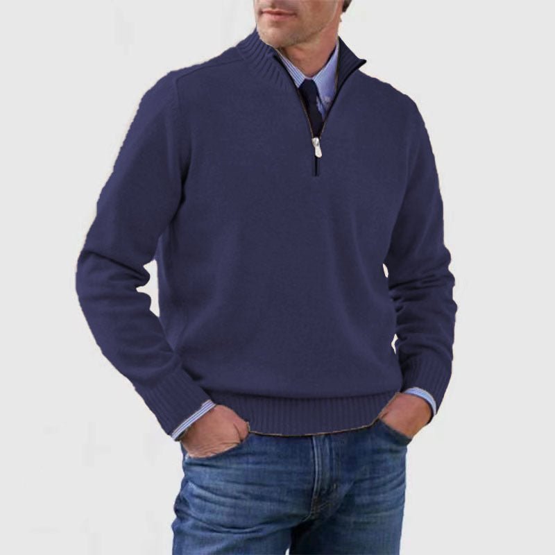 Casual Knitwear Zipper - Top Sweater - Giovanni Battaglia