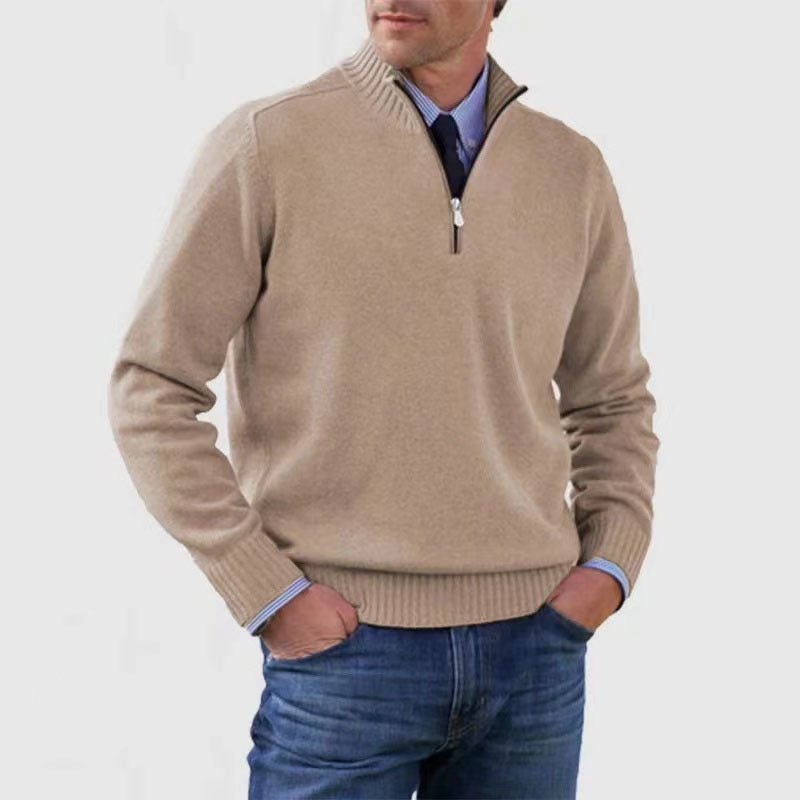Casual Knitwear Zipper - Top Sweater - Giovanni Battaglia