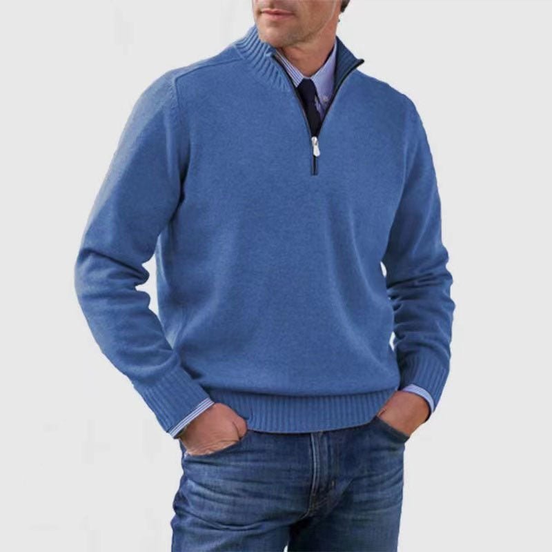 Casual Knitwear Zipper - Top Sweater - Giovanni Battaglia