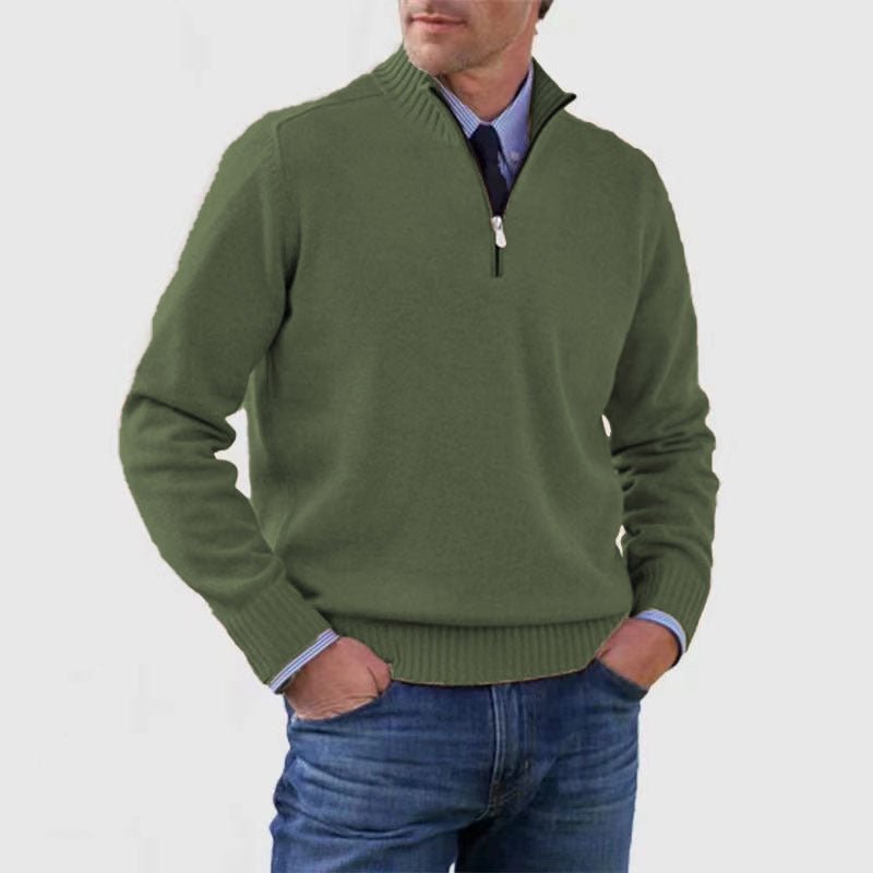 Casual Knitwear Zipper - Top Sweater - Giovanni Battaglia