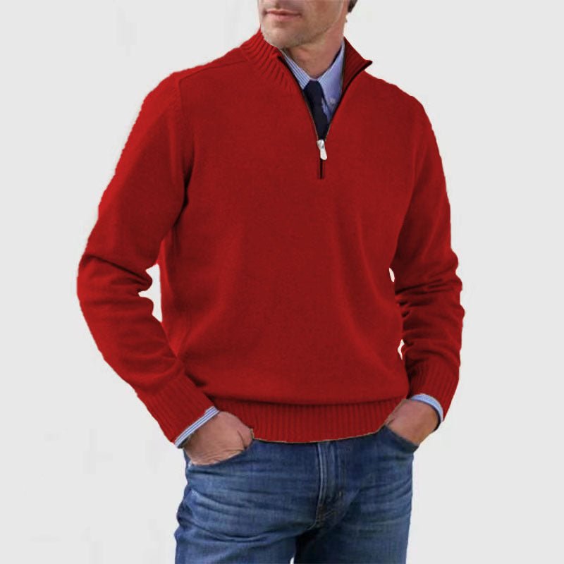 Casual Knitwear Zipper - Top Sweater - Giovanni Battaglia