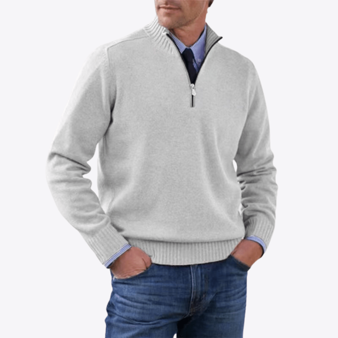 Casual Knitwear Zipper - Top Sweater - Giovanni Battaglia
