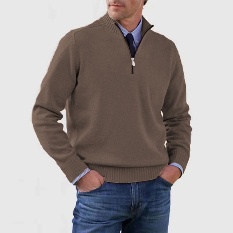 Casual Knitwear Zipper - Top Sweater - Giovanni Battaglia