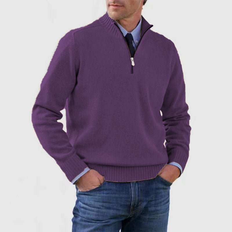 Casual Knitwear Zipper - Top Sweater - Giovanni Battaglia