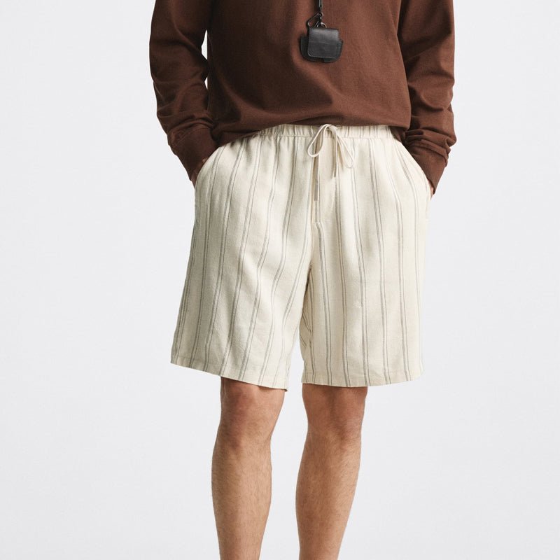 Casual Linen Shorts - Giovanni Battaglia