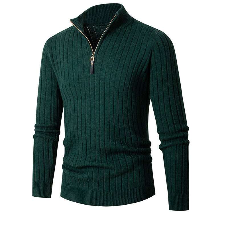Casual Quarter Zip Sweater - Giovanni Battaglia