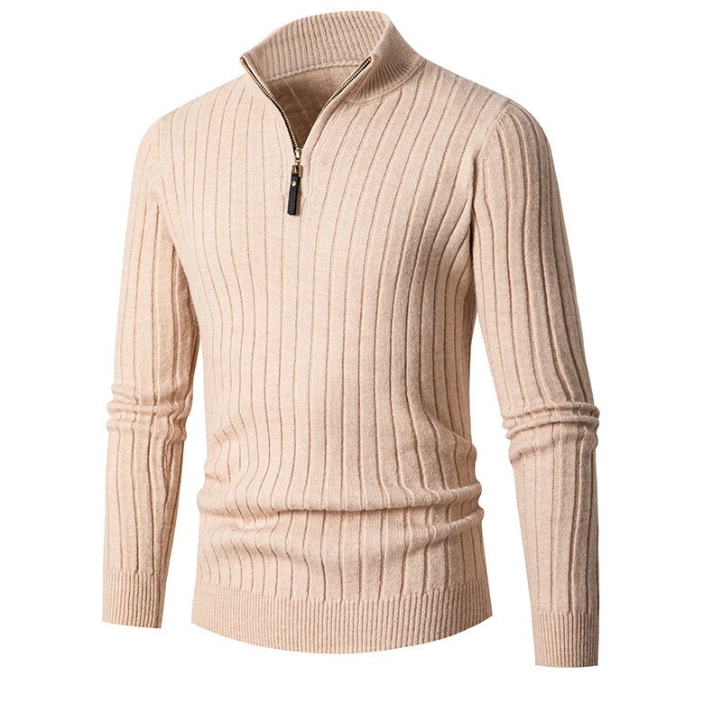 Casual Quarter Zip Sweater - Giovanni Battaglia