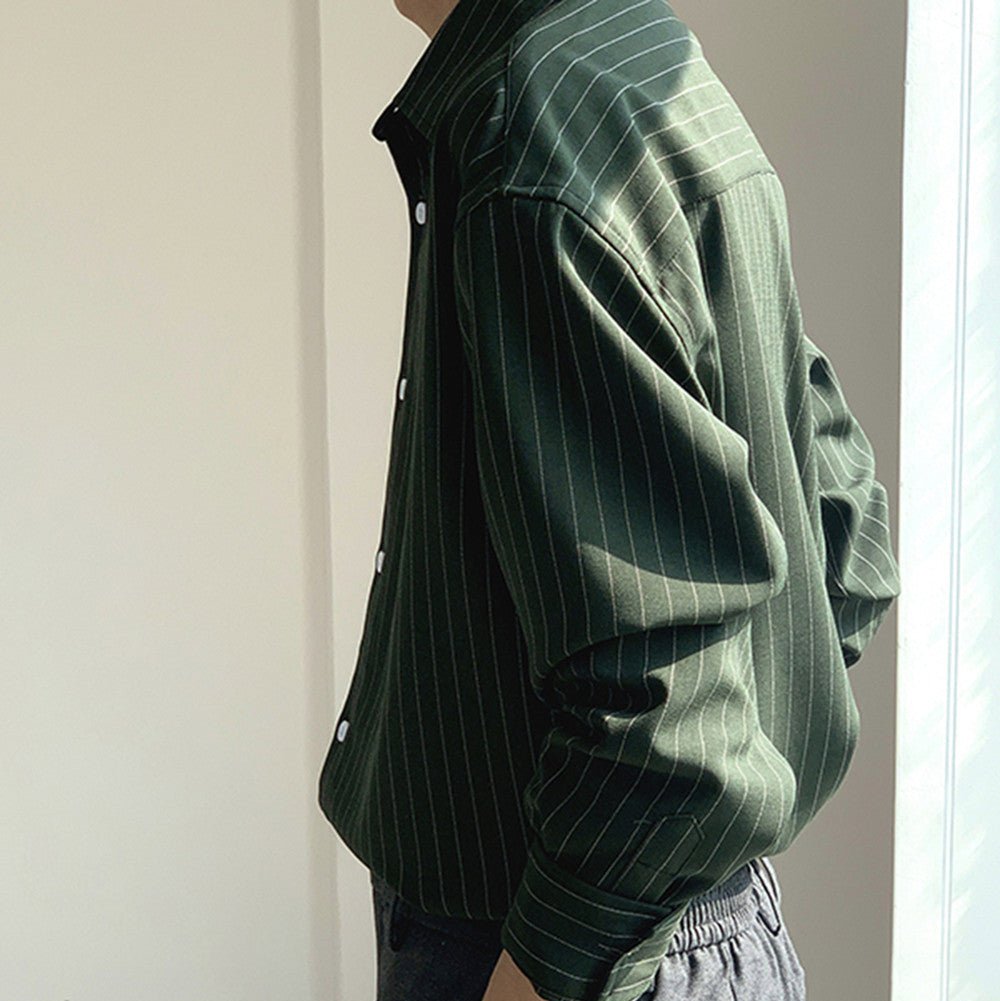 Casual Striped Button Up - Giovanni Battaglia