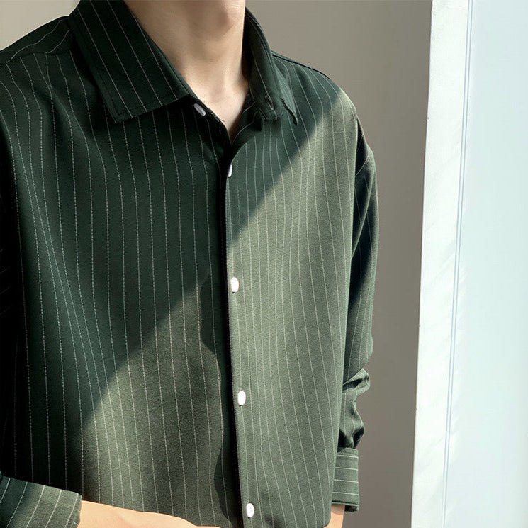 Casual Striped Button Up - Giovanni Battaglia